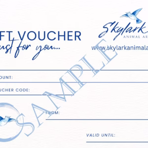 sample gift voucher original animal art